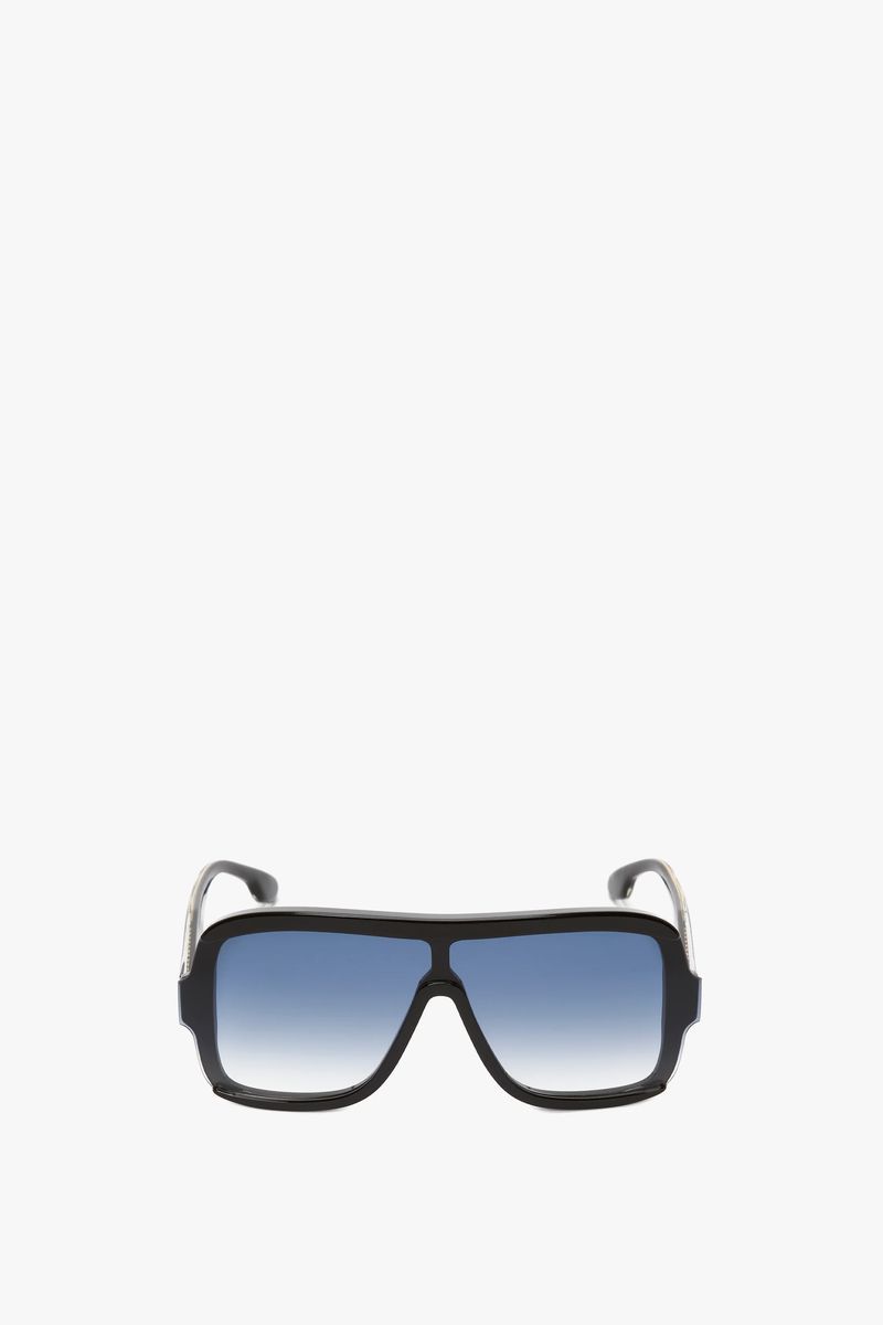 Geschichtete Masken-Visier-Sonnenbrille