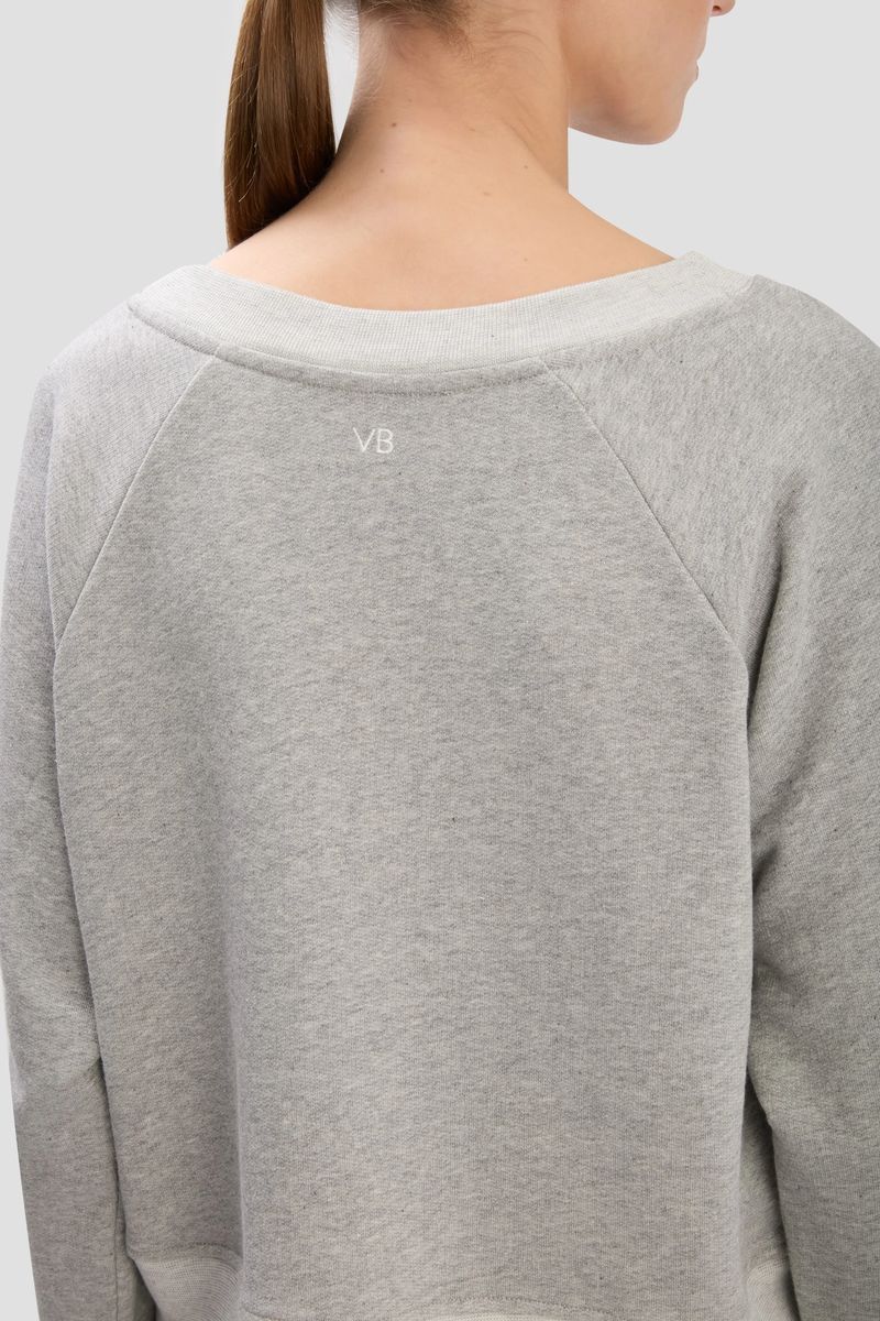 Hochwertiges Raglan-Sweatshirt in Kurzform