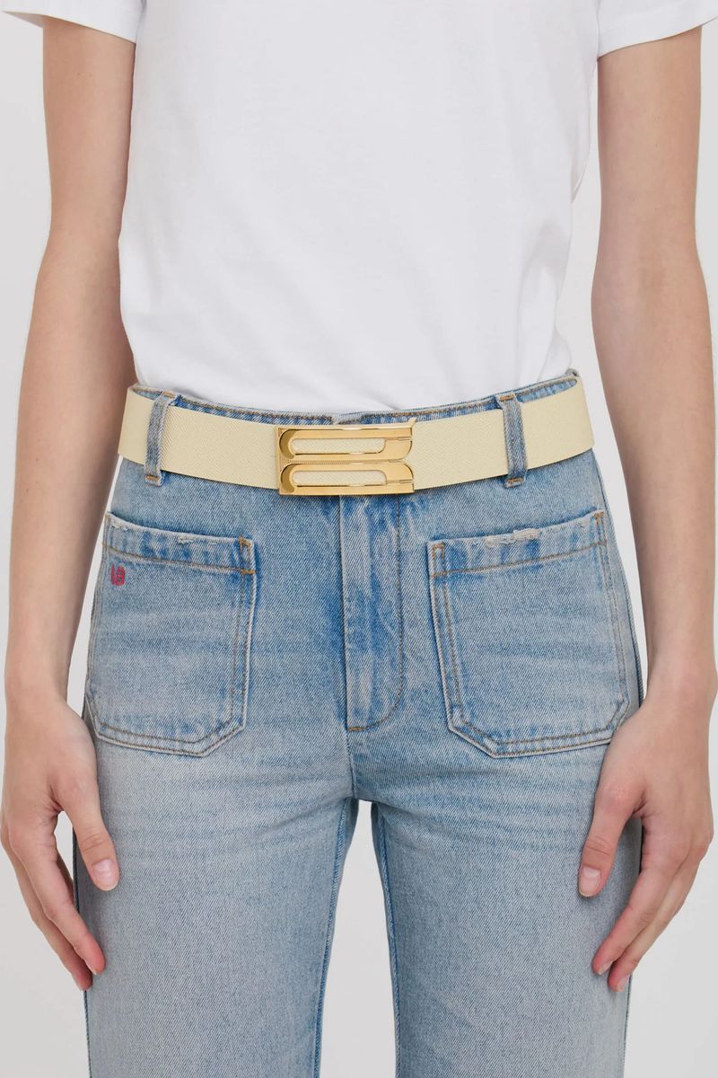 Dorian Frame Gürtel aus genarbtem Leder