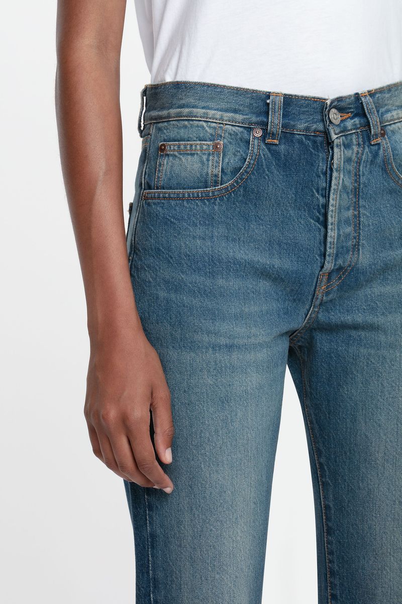 Zeitlose Straight-Leg-Jeans aus Denim