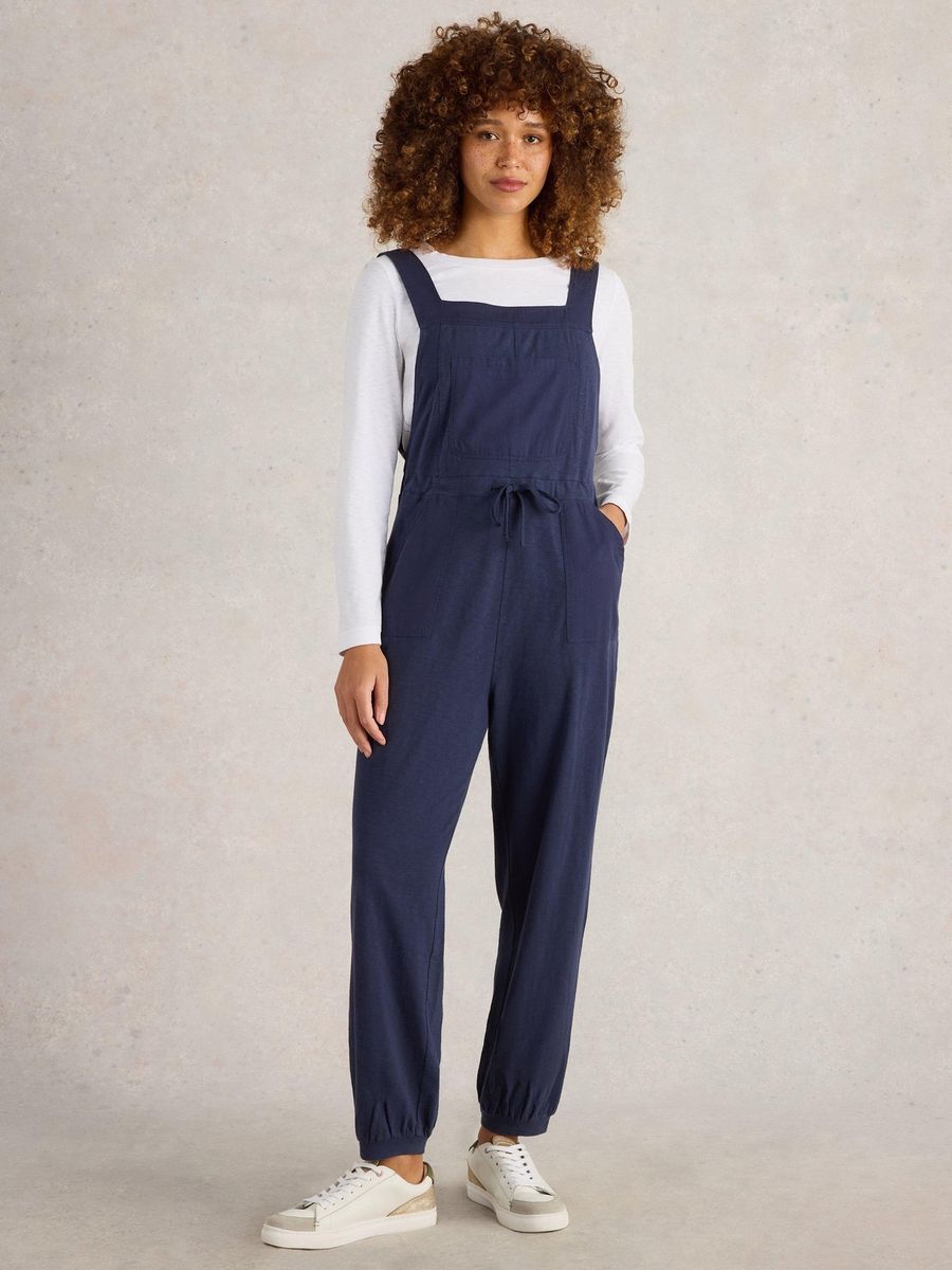 Bequeme Jersey-Latzhose mit Tunnelzug