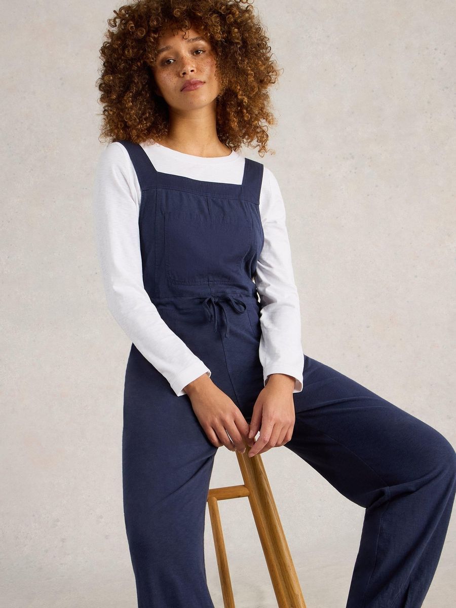 Bequeme Jersey-Latzhose mit Tunnelzug