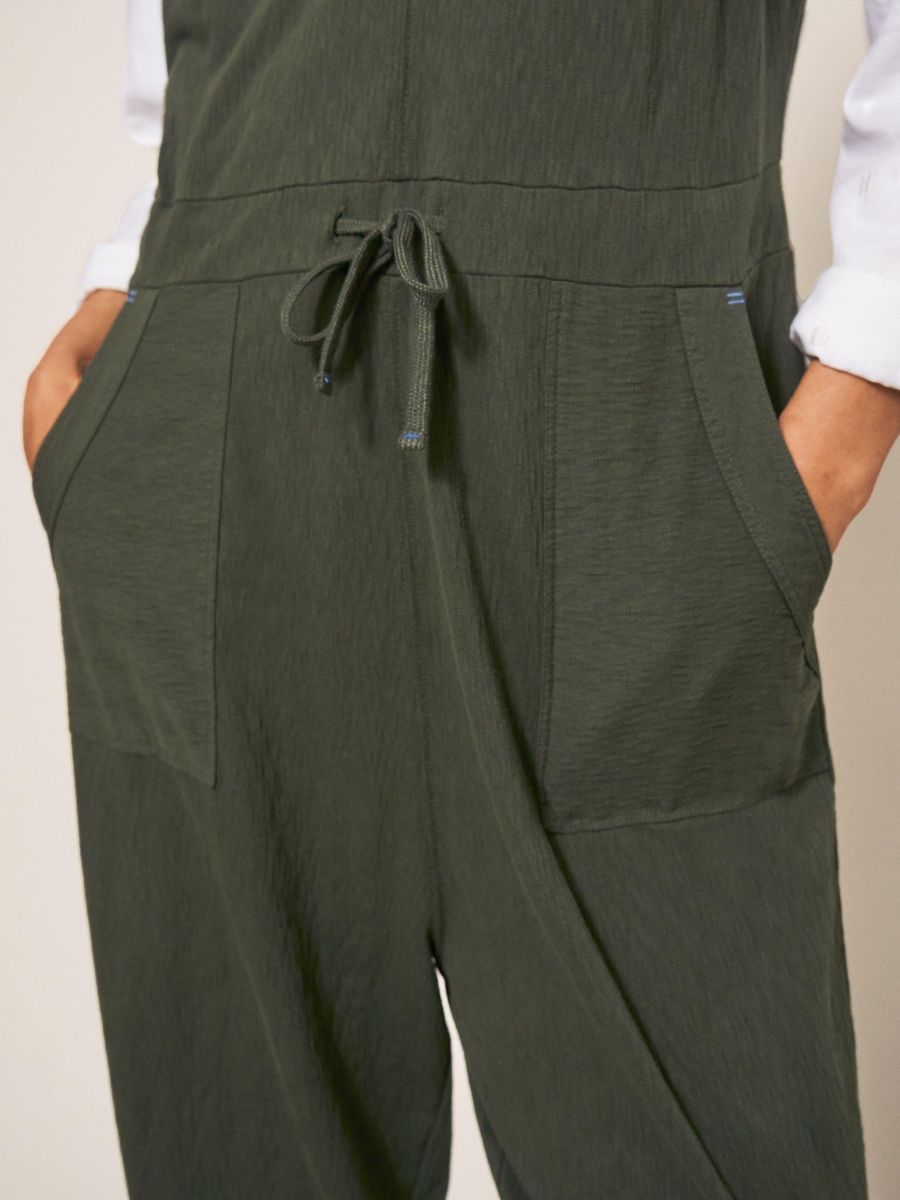 Minimalistischer ärmelloser Jersey-Jumpsuit