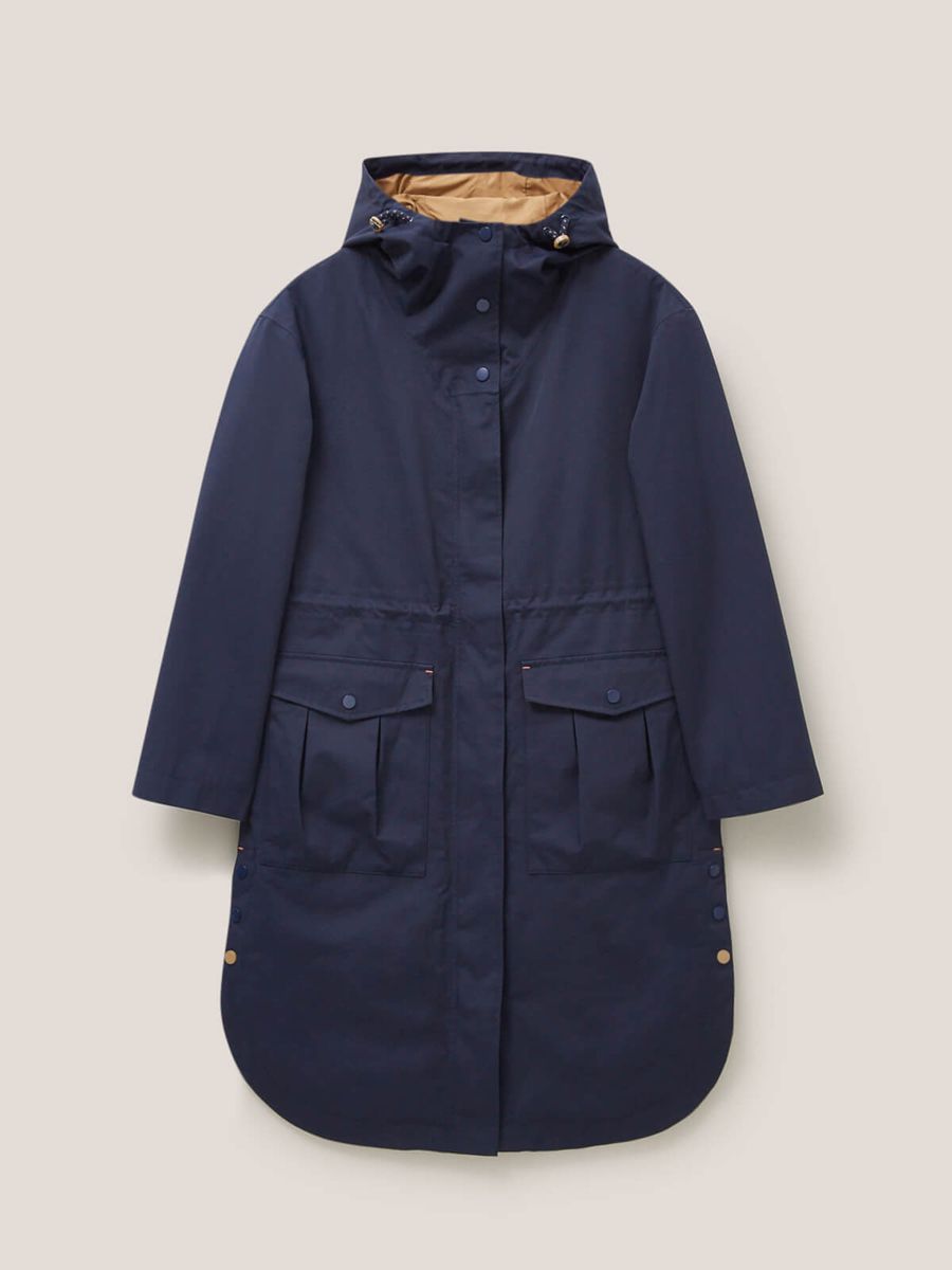 Wasserdichter Utility-Parka mit Rückenstreifen