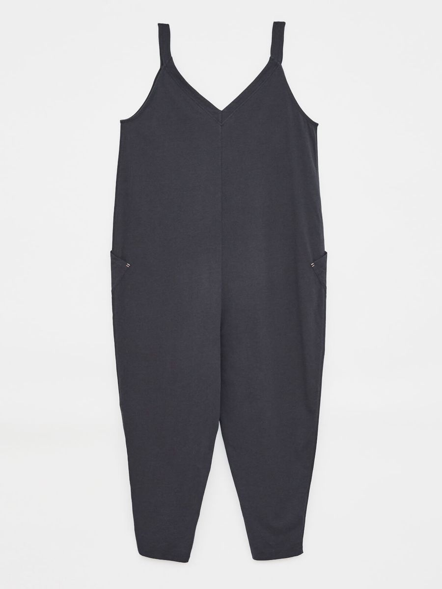 Entspannter Jersey-Jumpsuit mit Taschen