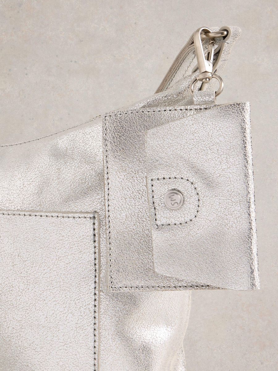 Vielseitige Crossbody-Tasche aus Narbenleder