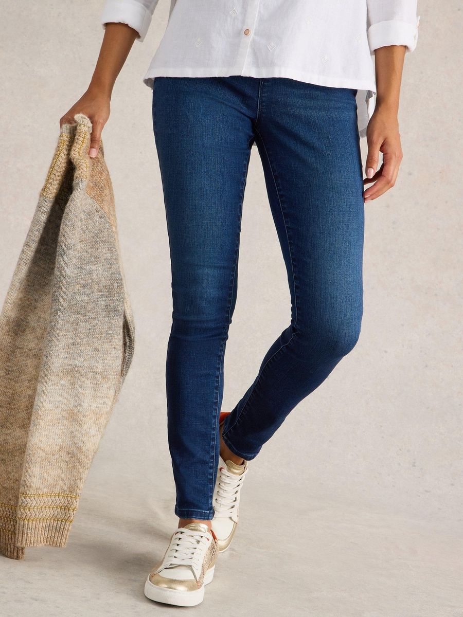 Hochtaillierte Slim Fit Jeggings