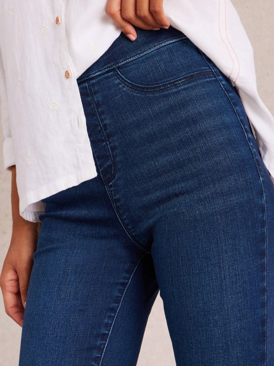 Hochtaillierte Slim Fit Jeggings