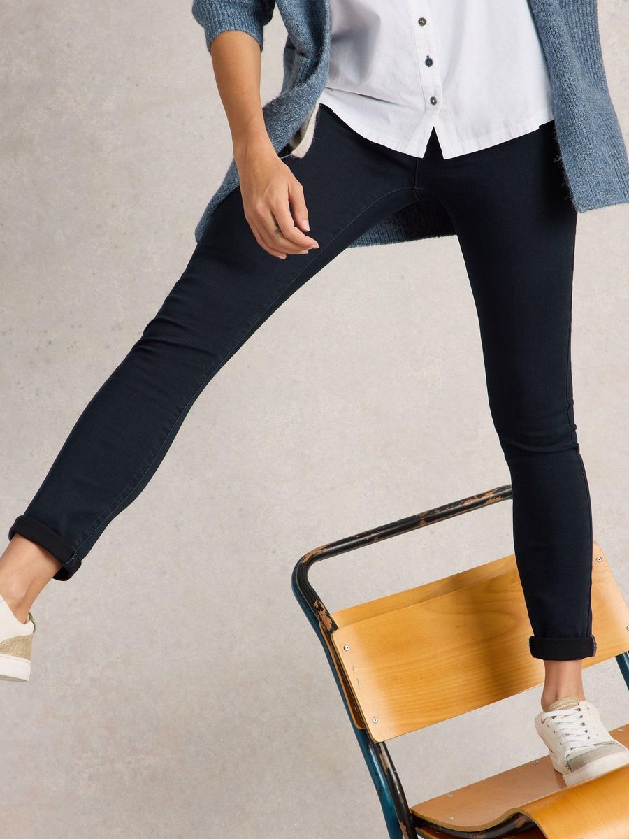 Hochtaillierte Slim Fit Jeggings