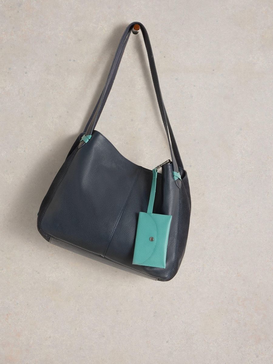 Hobo-Tasche aus genarbtem Leder