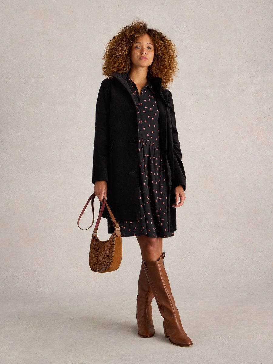 Zeitlose Izzy Kniehohe Lederstiefel