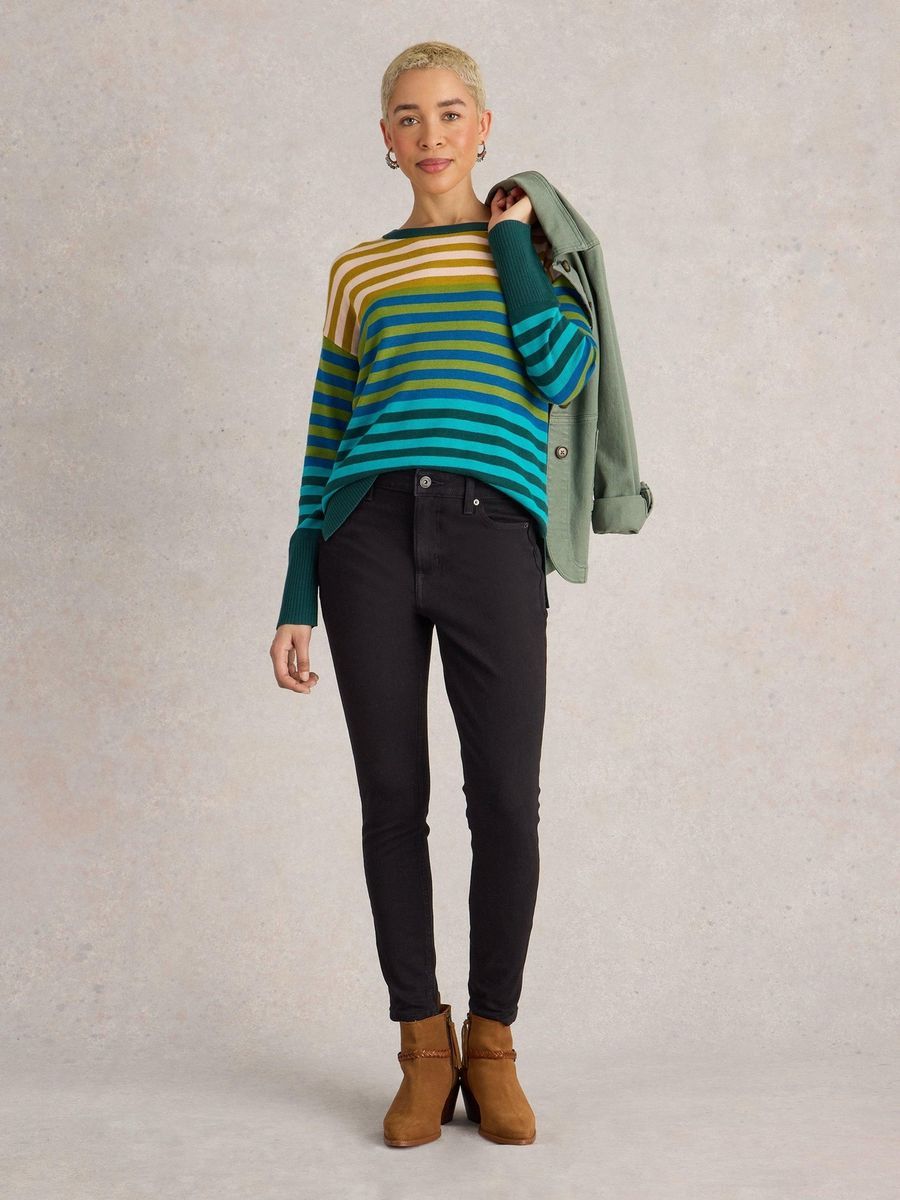 Klassische High-Waist Skinny Jeans