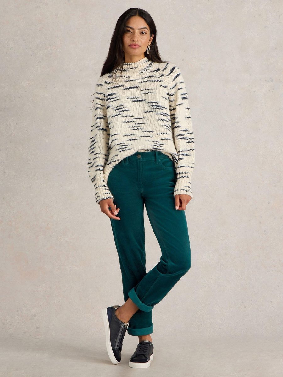 Klassische Cordhose mit geradem Bein