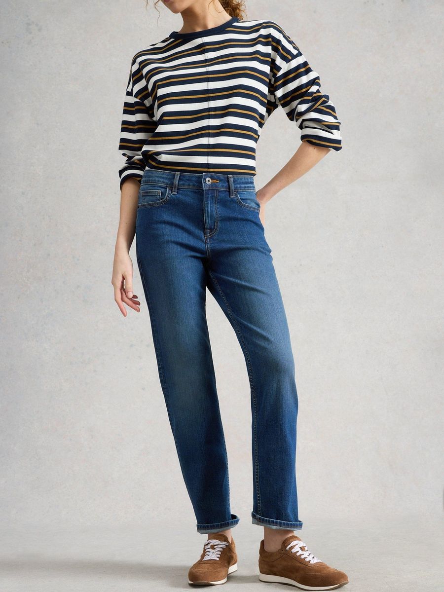 Klassische Jeans mit geradem Bein