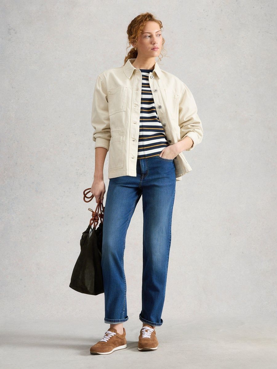 Klassische Jeans mit geradem Bein
