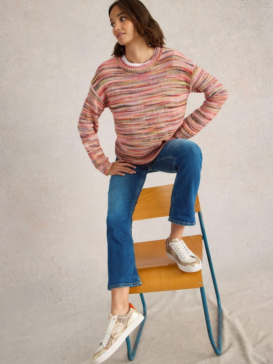 Tori Leder-Sneaker mit Schlangenprint