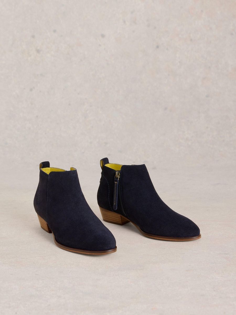 Willow Wildleder-Stiefeletten mit Reißverschluss