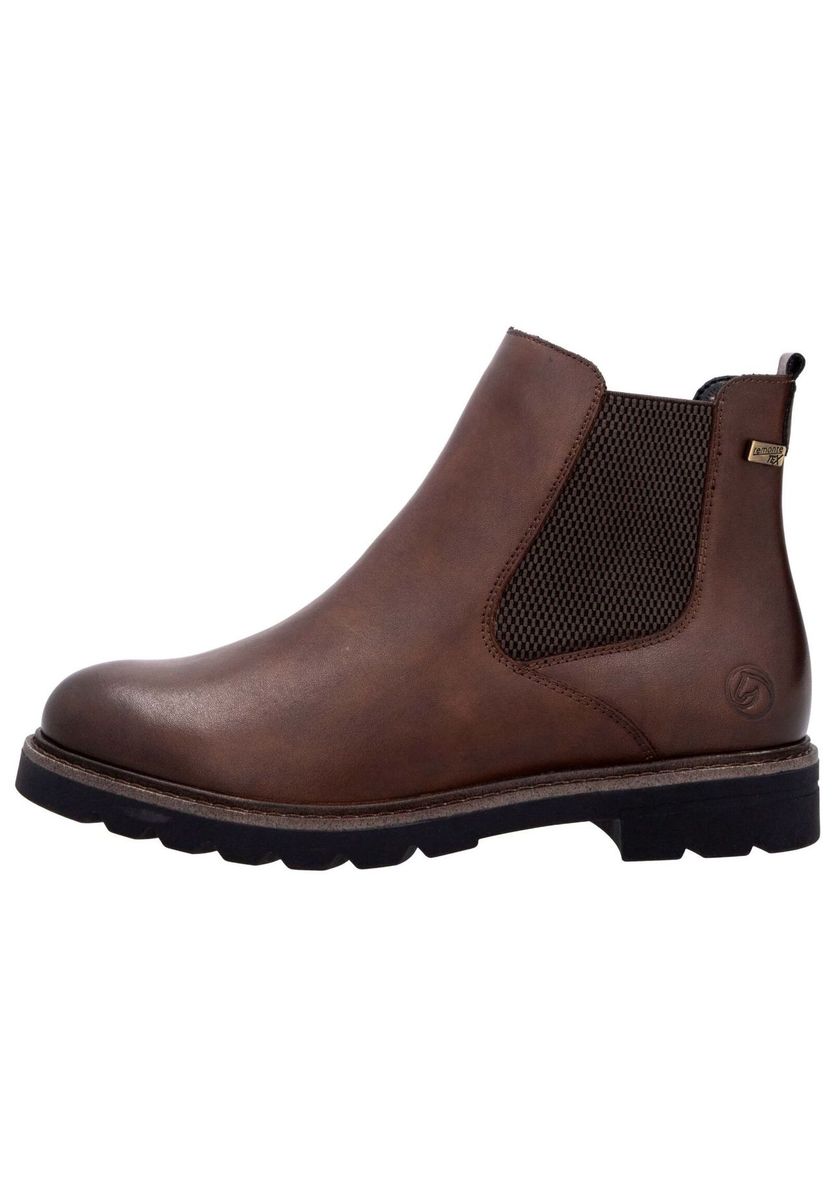 Klassische Leder-Stiefeletten mit Reißverschluss