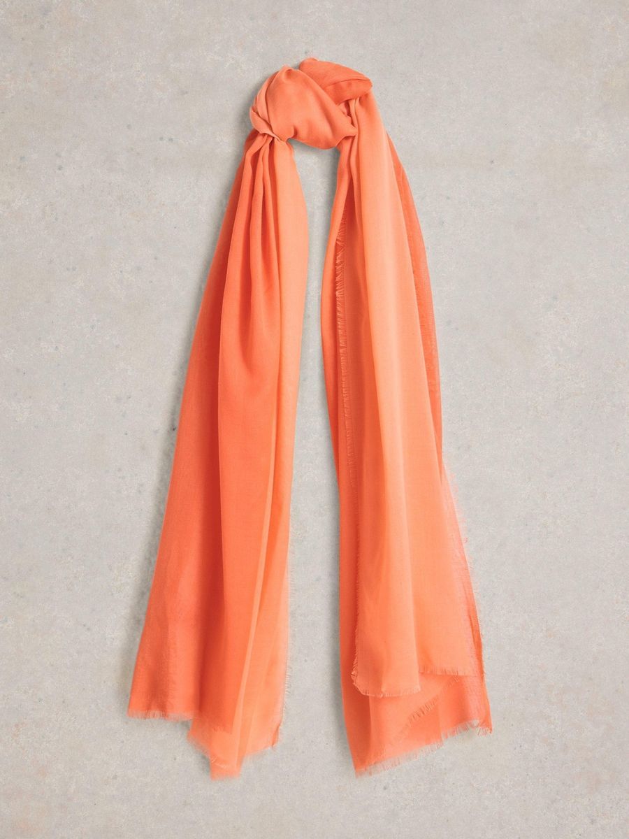 Kuscheliger Oversized-Schal mit Fransen