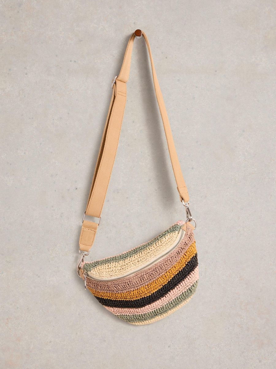 Bunte Mini-Häkeltasche