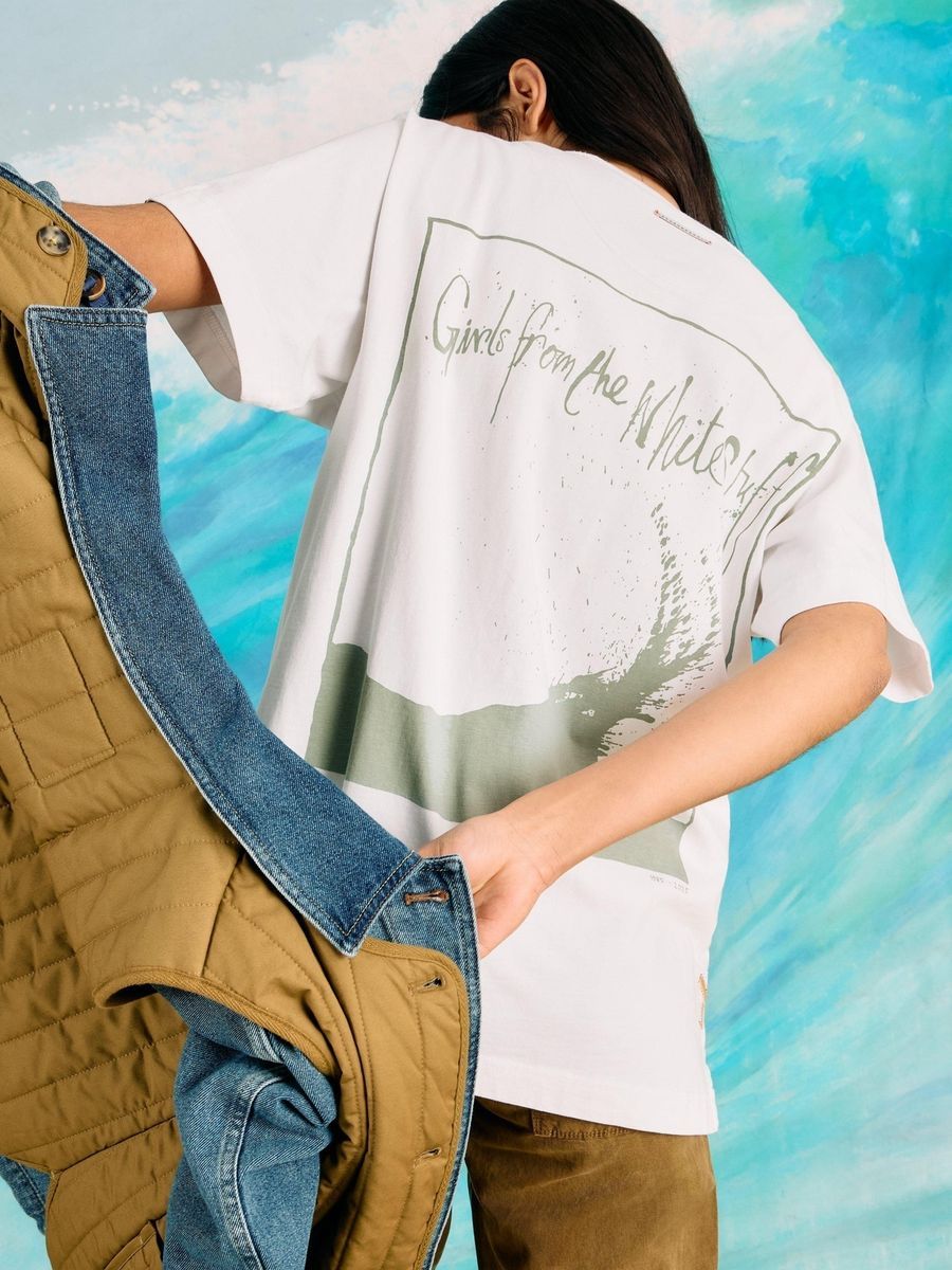 Unisex T-Shirt mit Jubiläums-Grafikprint