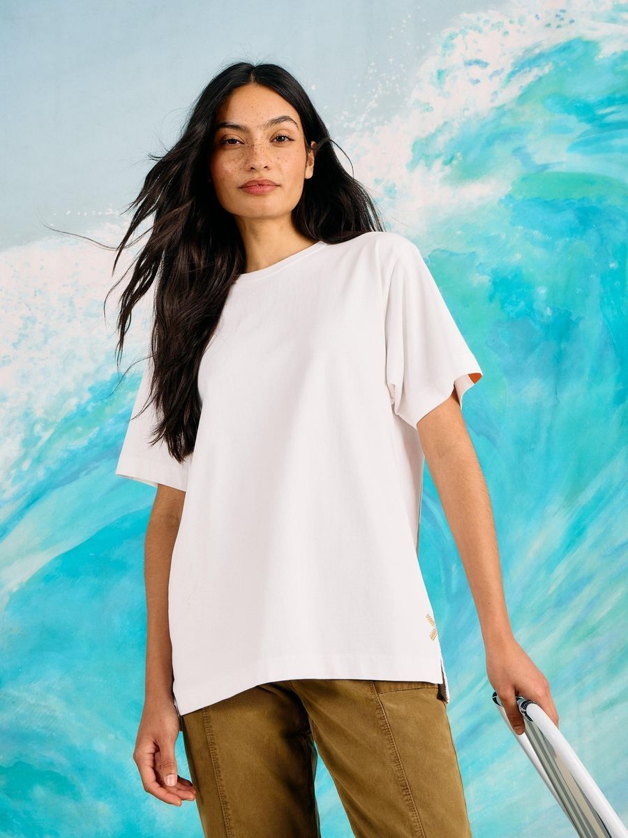 Unisex T-Shirt mit Jubiläums-Grafikprint
