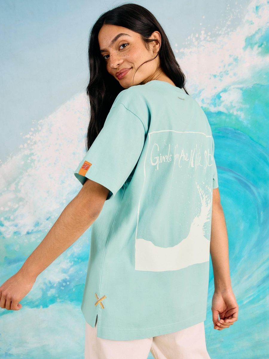 Unisex T-Shirt mit Jubiläums-Grafikprint