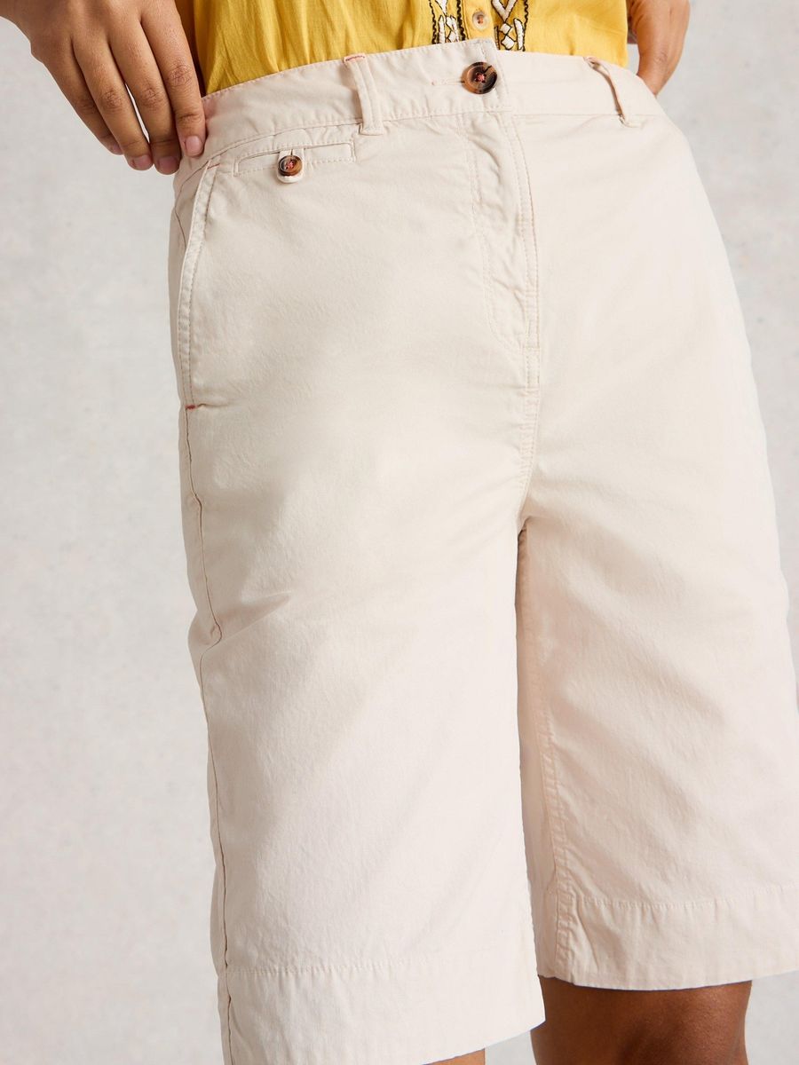 Knielange Shorts aus Bio-Baumwolle