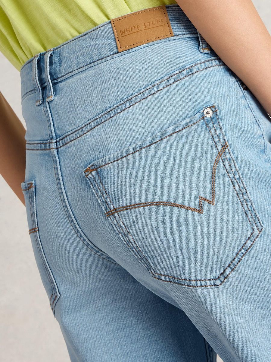 7/8-Jeans mit geradem Bein