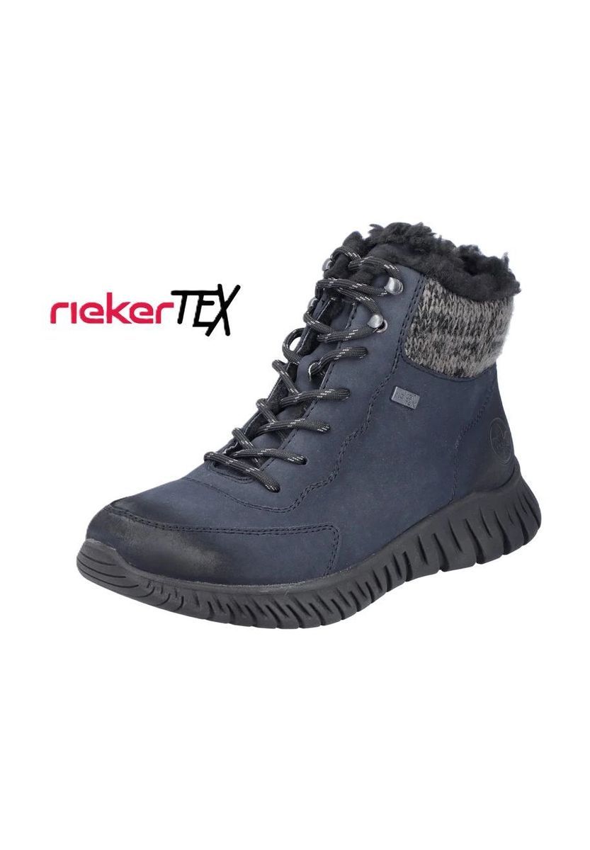 Warme Gefütterte Stiefel mit Strickkragen