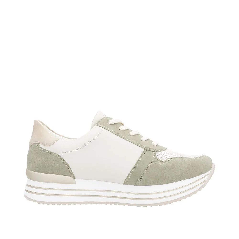 Plateau-Sneaker mit seitlichem Reißverschluss