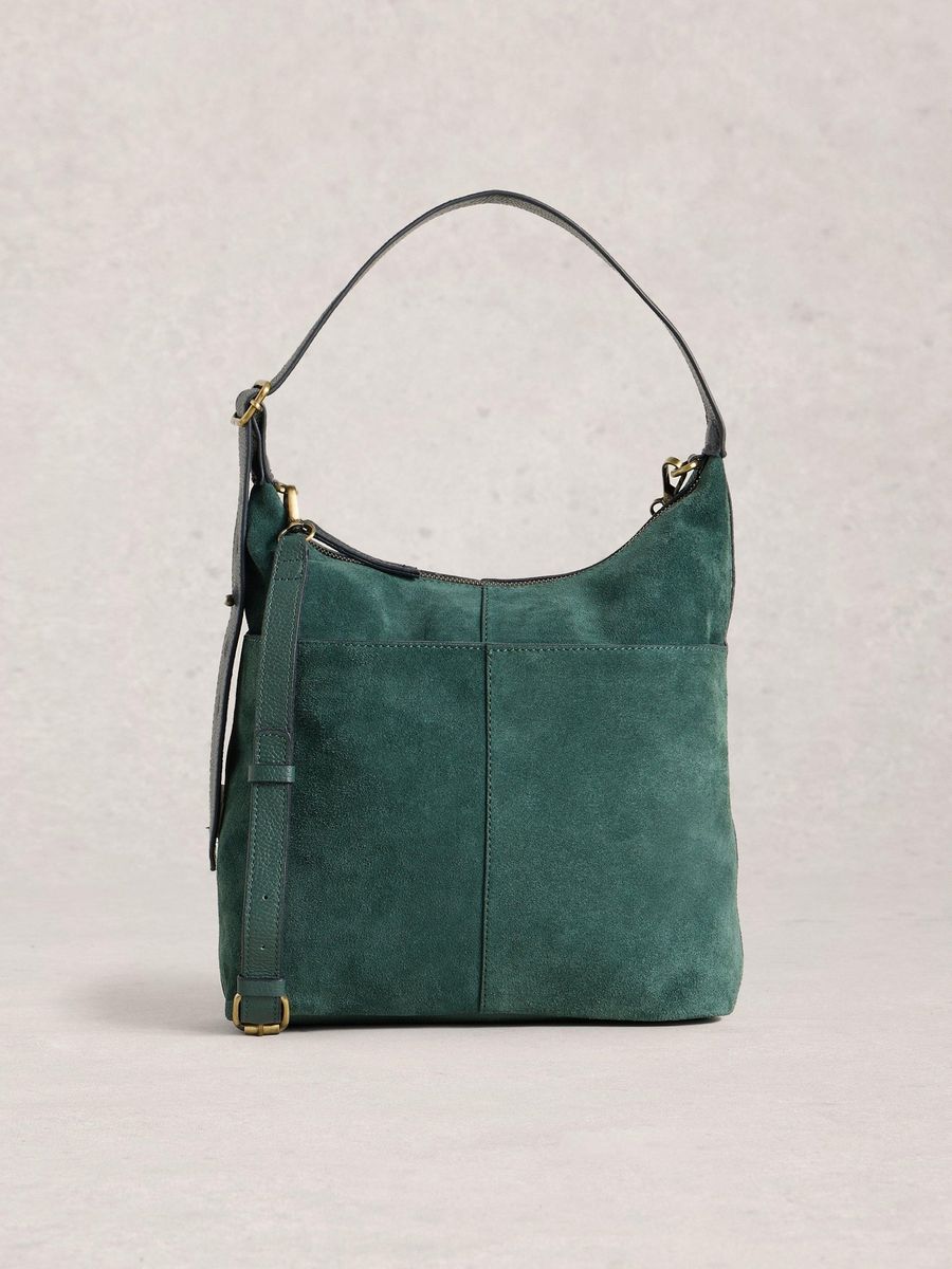 Vielseitige Hobo-Crossbody-Tasche aus Wildleder