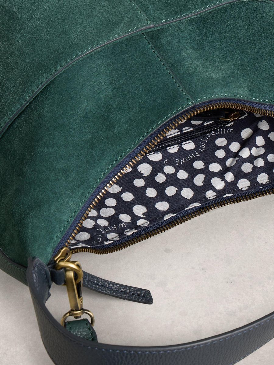 Vielseitige Hobo-Crossbody-Tasche aus Wildleder
