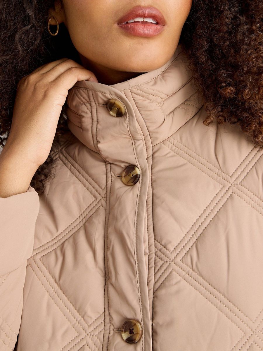 Steppjacke mit verstellbarer Taille