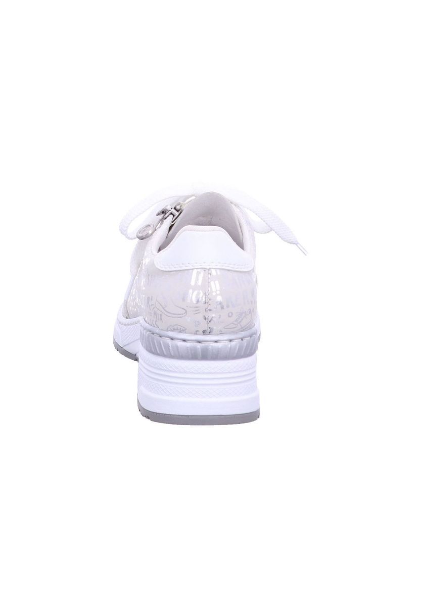 Keilsneaker mit typografischem Print