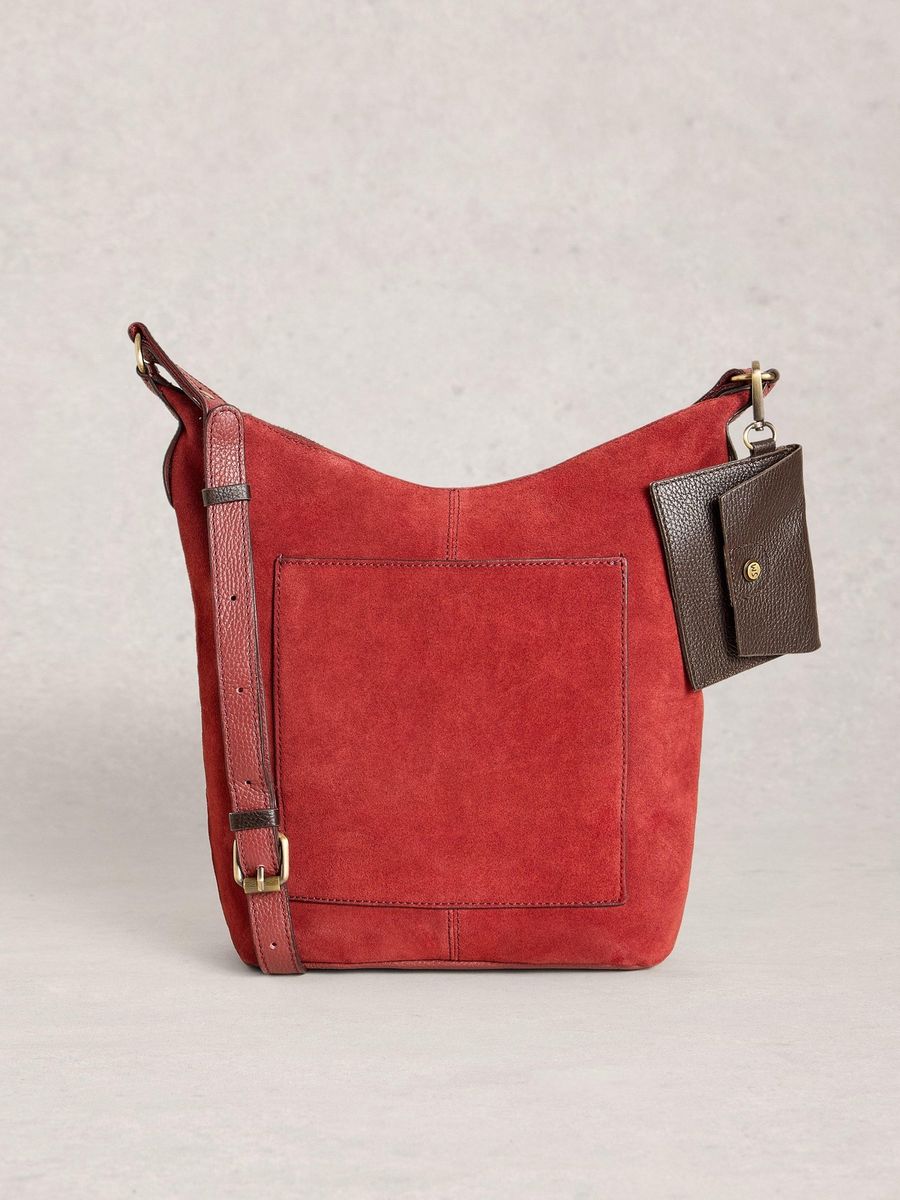 Fern Wildleder Crossbody-Tasche