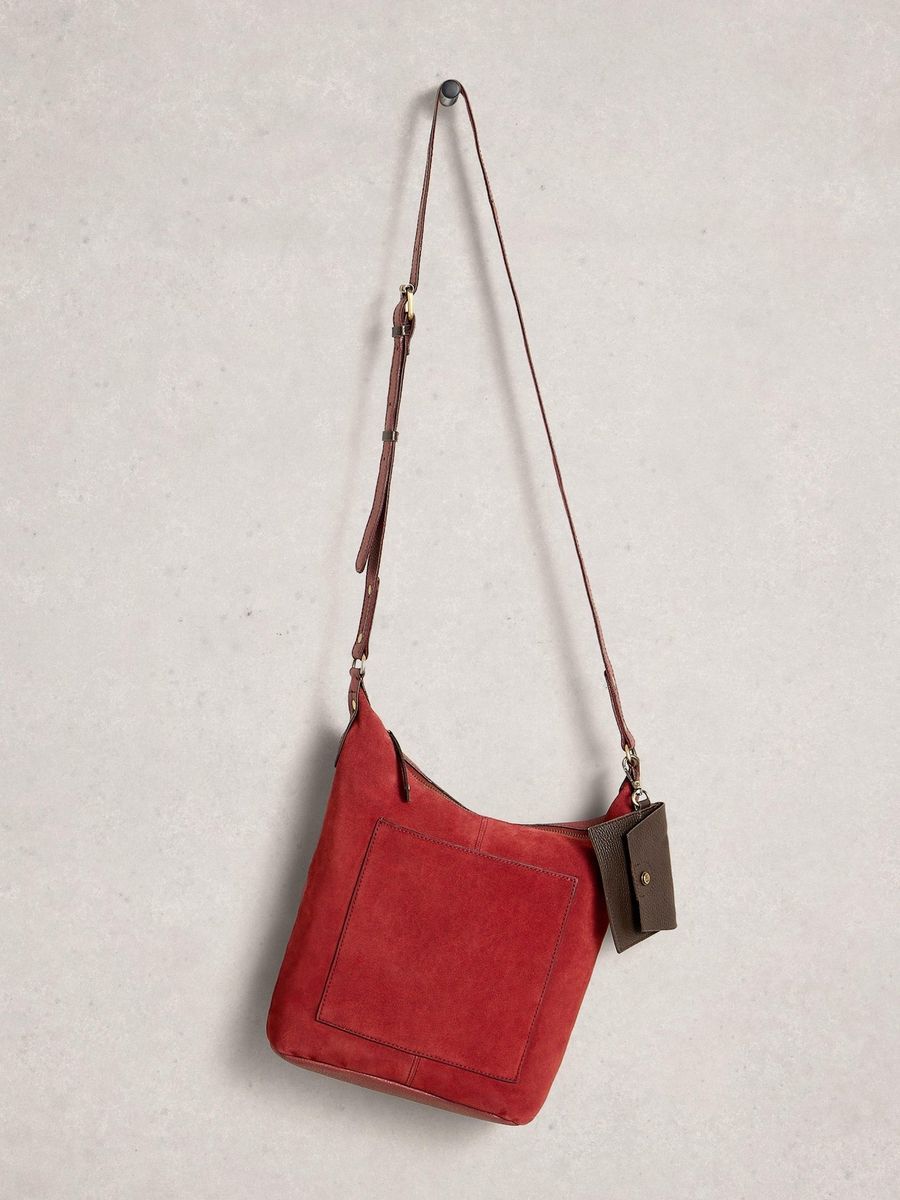 Fern Wildleder Crossbody-Tasche
