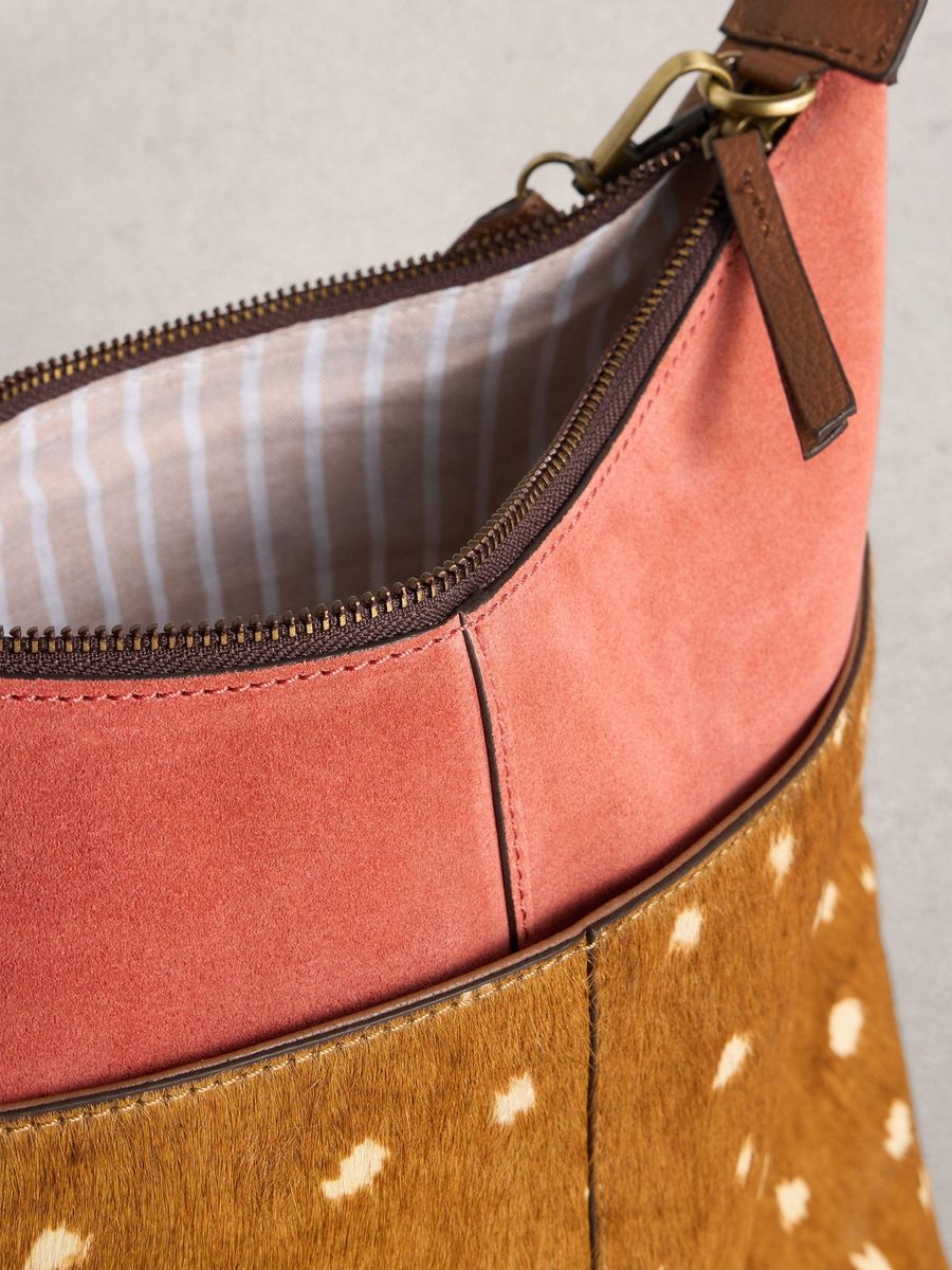 Sophia Crossbody-Tasche aus Fellleder