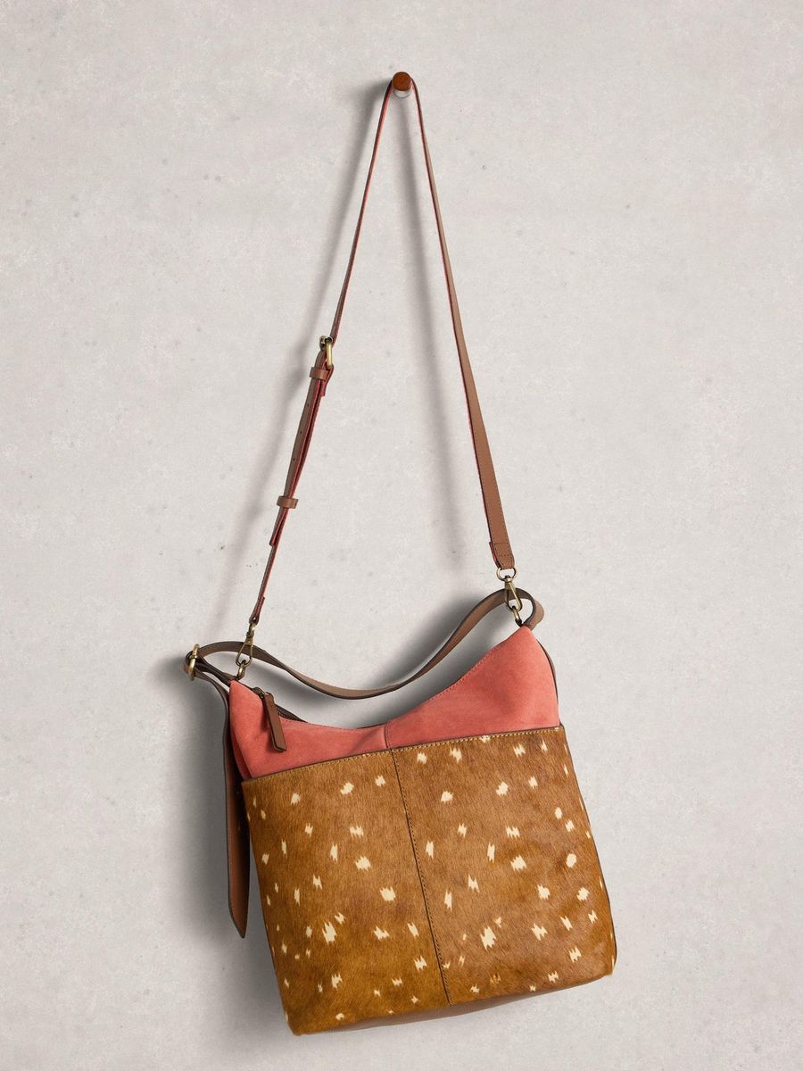 Sophia Crossbody-Tasche aus Fellleder