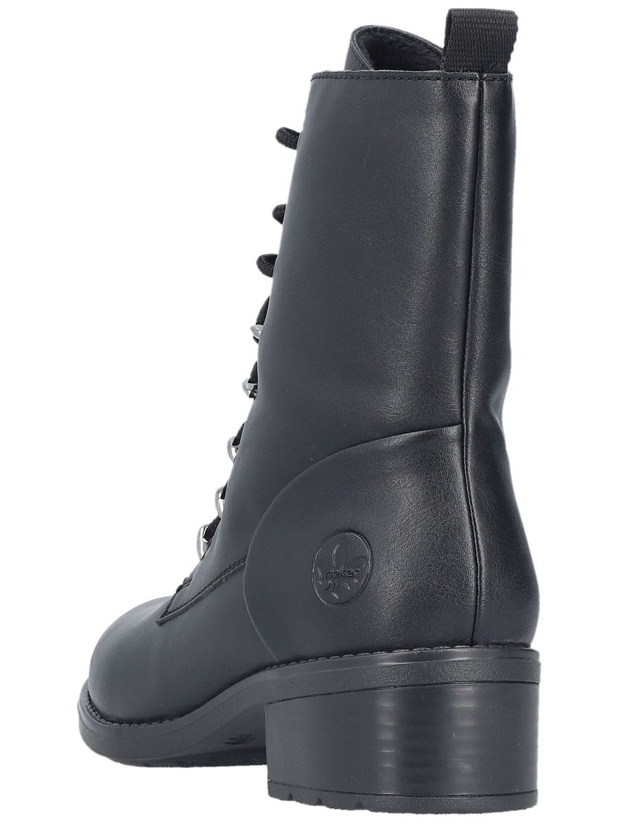 Klassische Schnürstiefeletten mit Blockabsatz