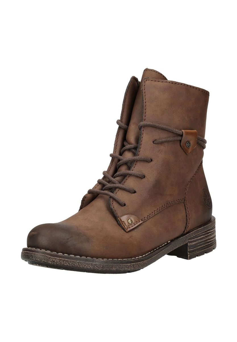 Schnürstiefeletten im Vintage-Look