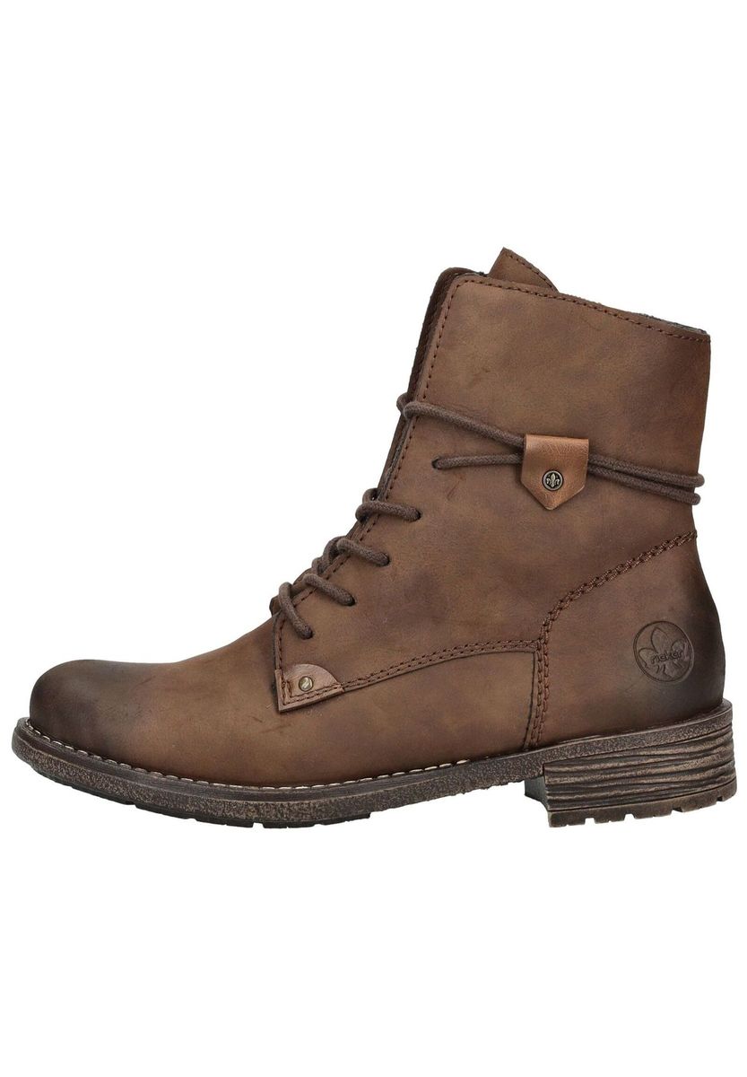 Schnürstiefeletten im Vintage-Look