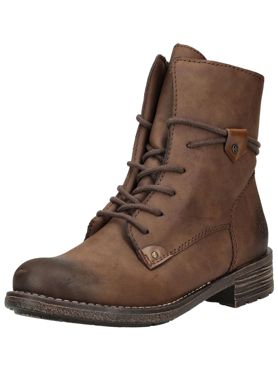 Schnürstiefeletten im Vintage-Look