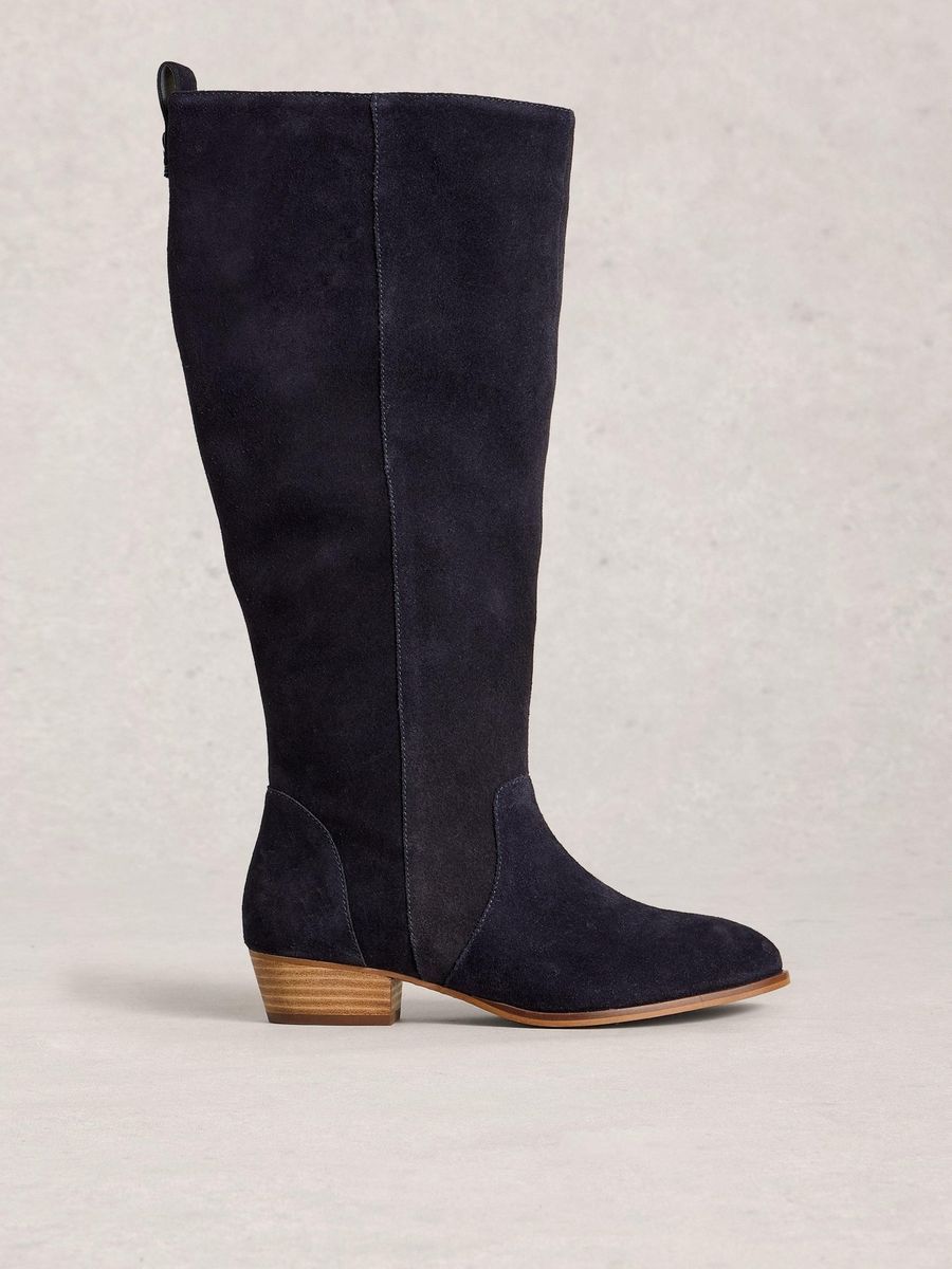 Kniehohe Wildlederstiefel Willow
