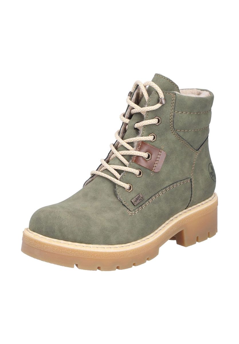 Gefütterte Schnürstiefeletten mit Warmfutter