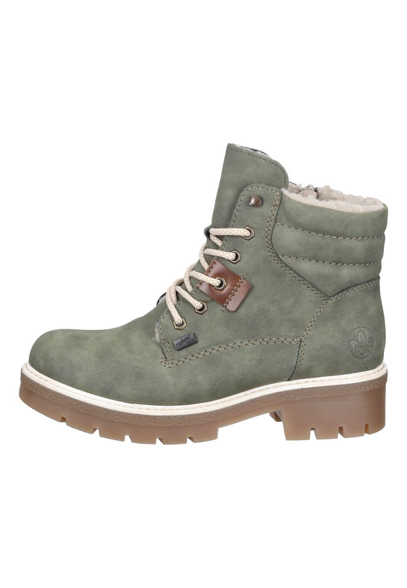 Gefütterte Schnürstiefeletten mit Warmfutter
