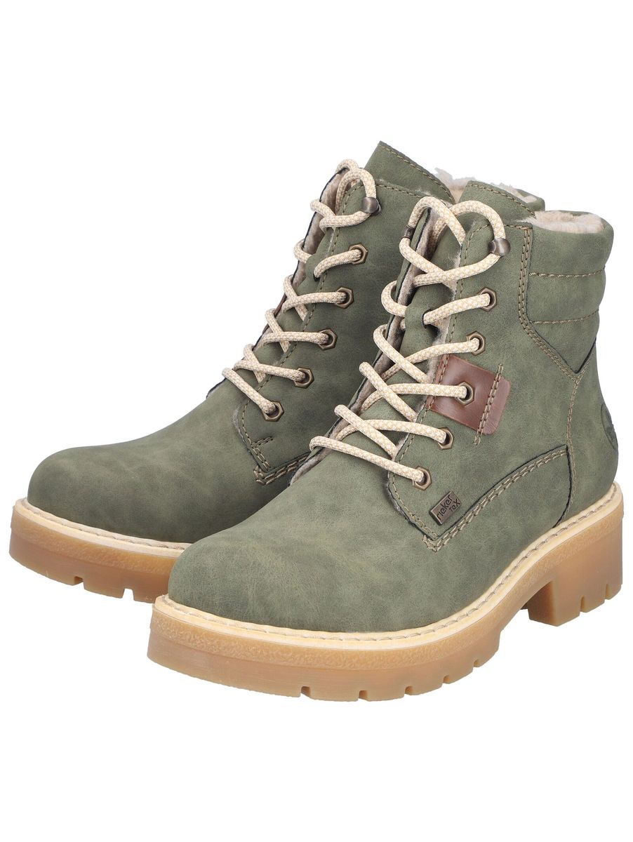 Gefütterte Schnürstiefeletten mit Warmfutter