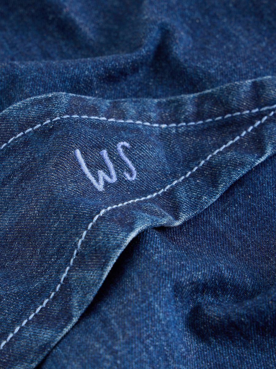 Lässiges Denim-Dreieckstuch