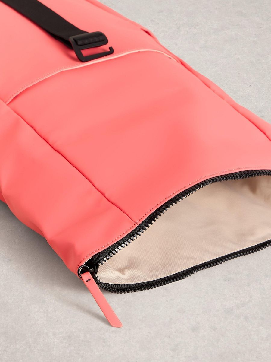 Gummierter Roll-Top Pendler-Rucksack