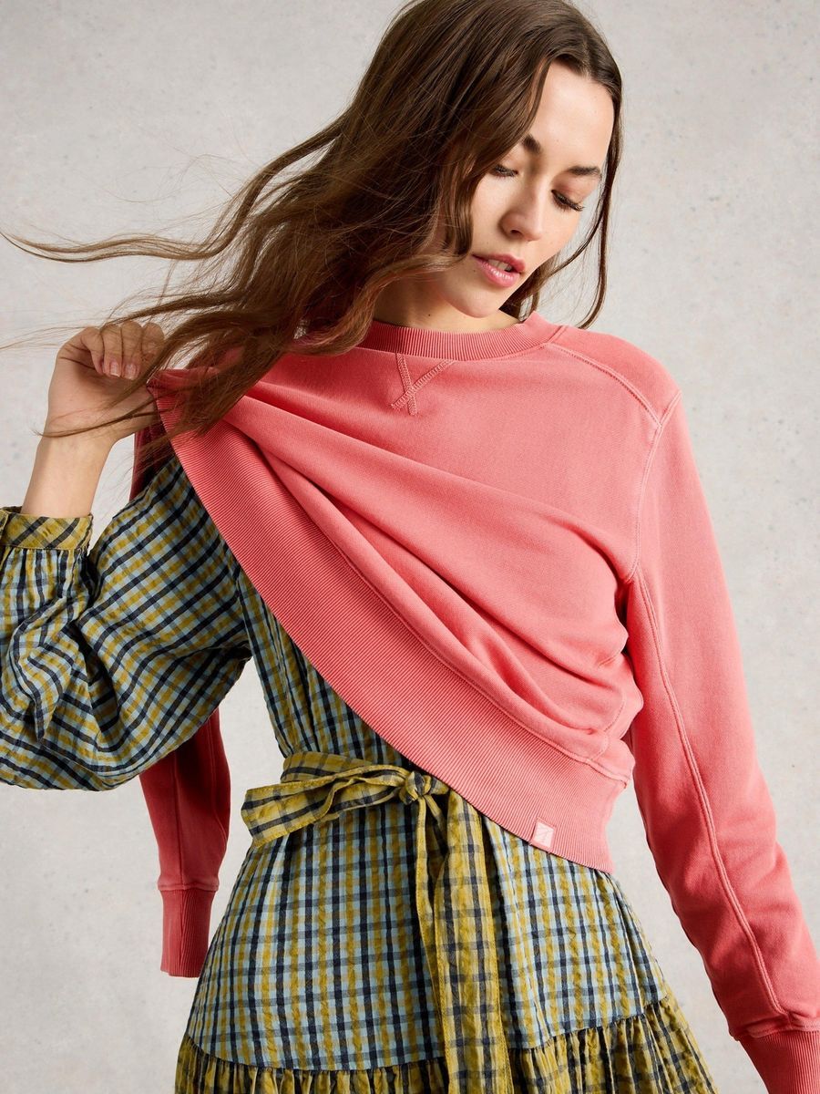 Essentielles Bio-Baumwoll Raglan Sweatshirt